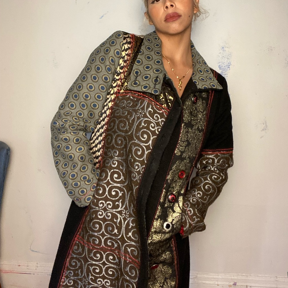 Desigual liberation magic long coat from France✨ - Picture 8 of 8